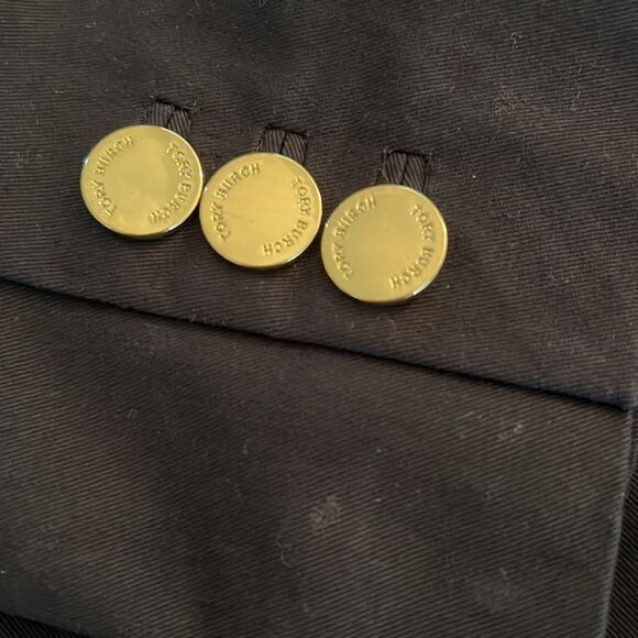 Tory Burch Blazer Pierre Navy Blue One Button Blazer - Picture 5 of 8